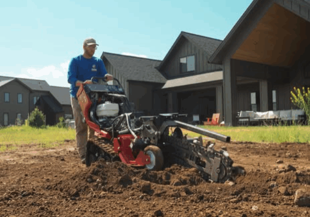 IRRIGATION INSTALLATION SERVICE TRENCHER